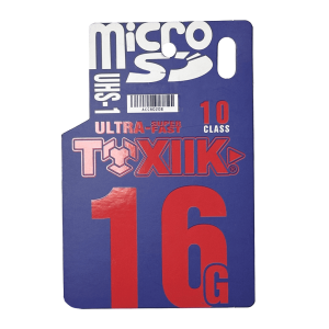 Memoria Micro SD Toxiik 16GB | Clase 10 UHS-1 | Rendimiento Ultra Super Fast