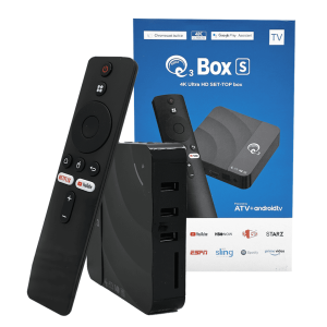 Android TV Box Q3 S 4K Ultra HD | 8GB RAM + 128GB ROM | Múltiples Puertos USB | Chromecast Built-in
