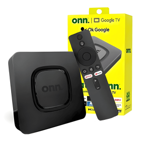 onn Google TV 4K Streaming Box | Ultra HD | 2GB RAM | Control por Voz con Asistente de Google