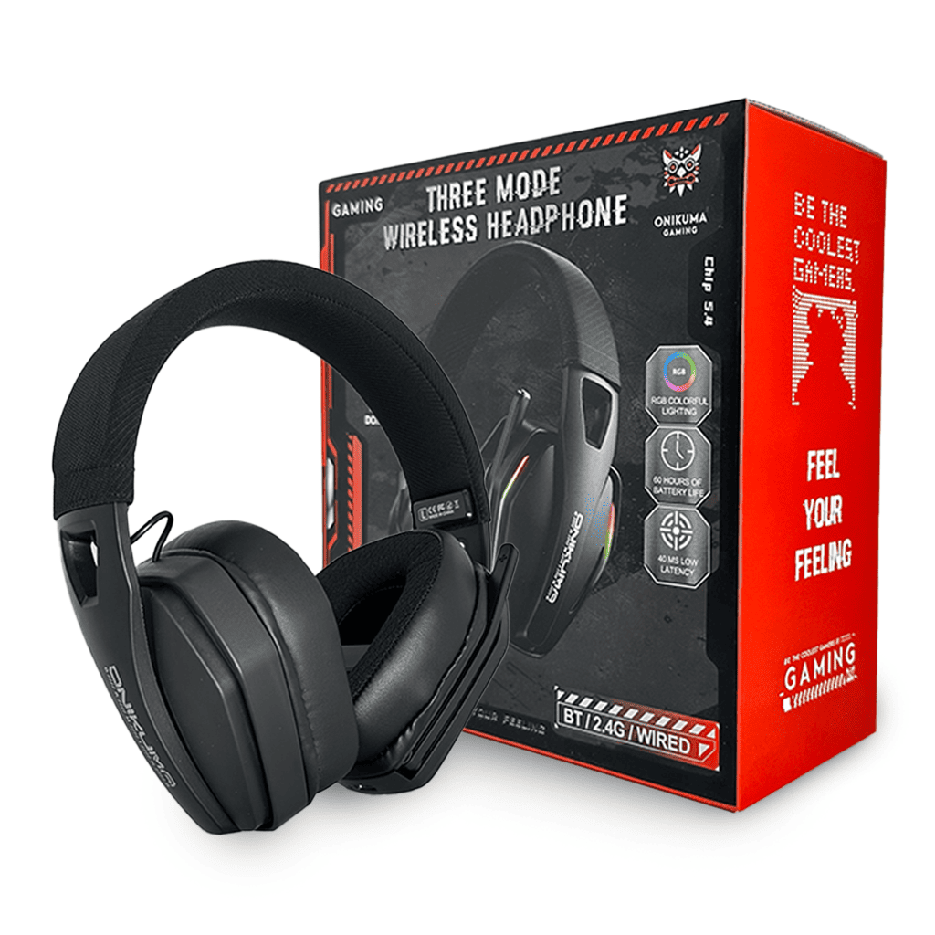 Audífonos Gamer ONIKUMA GT826 - Triple Modo & 60 Horas de Batería