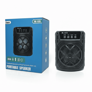 Corneta Inalámbrica Speaker ML-1313 de 3" - Compacta & Resistente