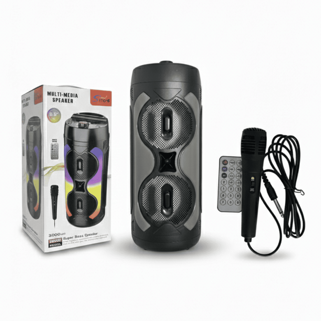 Corneta Inalámbrica SING-E ZQS-6232 de 6.5 x 2´´ - Torre de Sonido con Karaoke