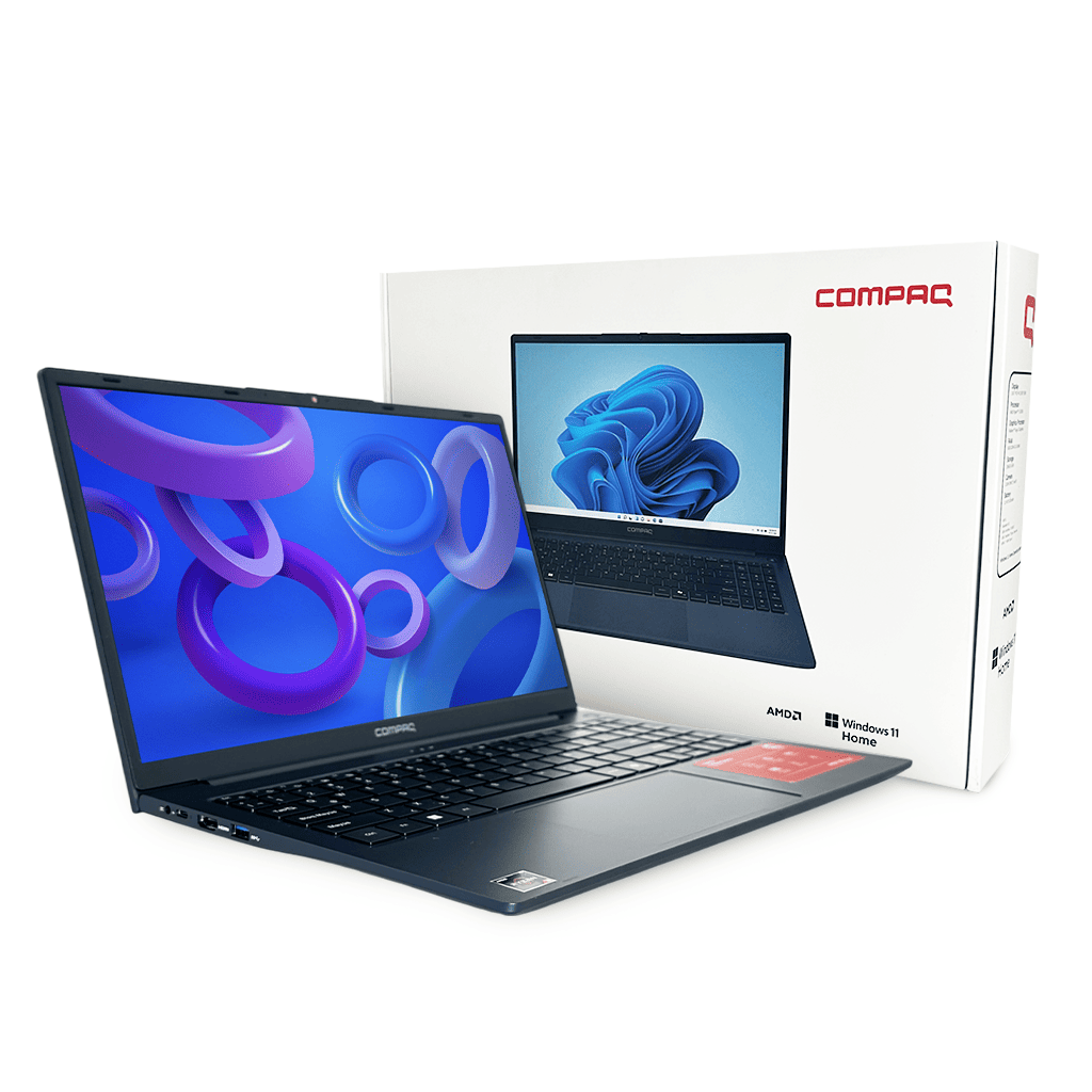 Laptop Compaq Q-Book Series 15.6" - AMD Ryzen 3, 8GB RAM, 256GB SSD