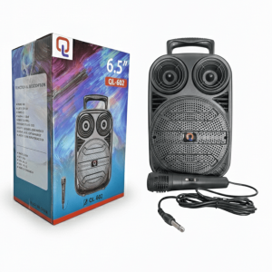 Corneta Inalámbrica QL-602 de 6.5" - Sistema de Sonido Karaoke con Micrófono