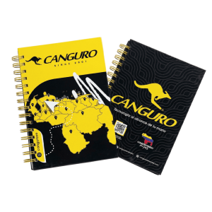 Cuaderno Canguro con Espiral - Edición Especial Mapa de Venezuela