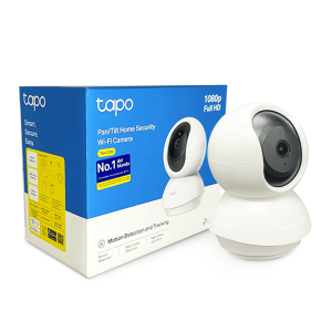Cámara de Seguridad Tapo C200 | Cámara wifi de seguridad para el hogar con función de giro e inclinación