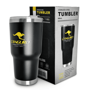 Vaso Térmico Canguro de Acero Inoxidable (890ml / 30oz)