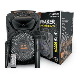 Corneta Inalámbrica SING-E ZQS8173W de 8 Pulgadas - 6000W P.M.P.O