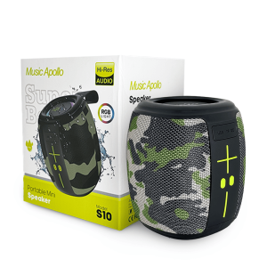 Corneta Inalámbrica Music Apollo S10 (8W) con Luces RGB