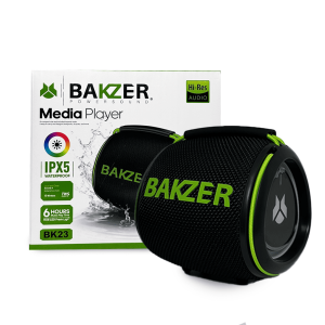 Corneta Inalámbrica Bakzer BK23 (Bluetooth, IPX5, Hi-Res Audio)