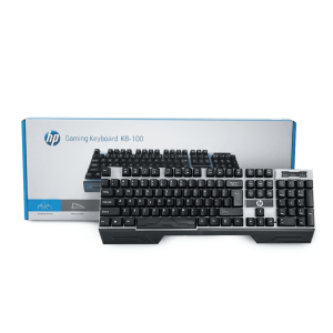 Teclado Gamer HP KB-100 | Ambidiestro | Inclinación ajustable | Retroiluminación