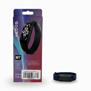 Smartwatch Aedos Band M7 - Pulsera Inteligente Deportiva con Monitoreo de Salud y Notificaciones