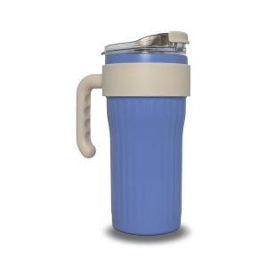 Vaso Termo Ergonómico con Asa y Pitillo | 800 ml | Doble Pared de Aislamiento