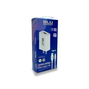 Cargador de Pared BLU BL-66 Fast Charge | USB-A a Tipo C 1M