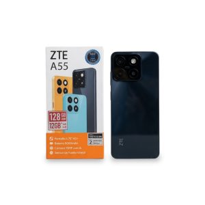 Celular ZTE Blade A55 | 128GB Almacenamiento + 12GB RAM Dinámica | Pantalla 6.75" HD+ + Batería 5000mAh