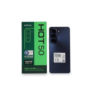 Celular Infinix Hot 50 | 256GB Almacenamiento + 16GB RAM (8GB Extendidos) | Procesador Helio G100 + Pantalla 120Hz