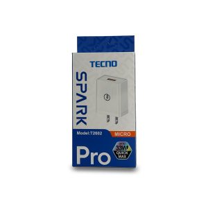 Cargador Tecno Spark Pro T2602 33W Super Charge + Cable Micro USB