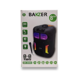 Corneta Inalámbrica Bakzer Power Sound BK-8065 - 8 Pulgadas