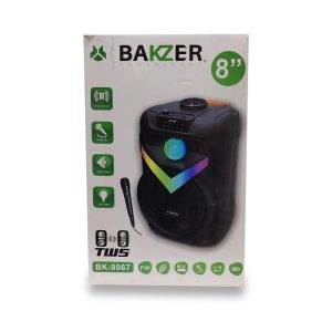 Corneta Inalámbrica Bakzer Power Sound BK-8067 - 8 Pulgadas