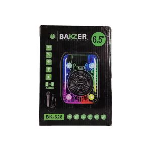 Corneta Bluetooth Bakzer Bk-628 6.5 Pulgadas Karaoke Rgb