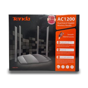 Router Inalámbrico Tenda AC8 | Dual-Band Gigabit AC1200 | Smart Traffic Prioritisation