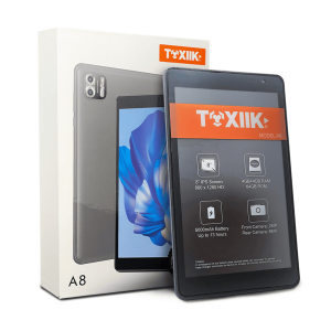 Tablet Toxiik A8 de 8 Pulgadas - 4GB RAM + 64GB ROM con Pantalla IPS HD