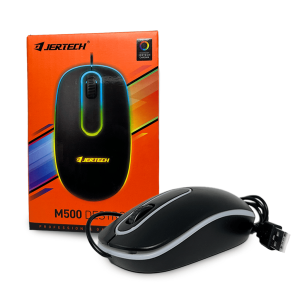 Mouse Óptico Jertech M500 Destroyer - Iluminación RGB Chroma y Conexión USB