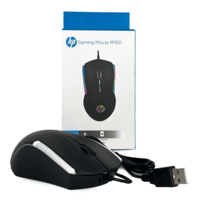 Mouse Gaming HP M160 - Sensor Óptico de Alta Precisión con Iluminación RGB