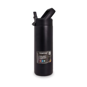 Termo Tempo Galaxy | 19oz (560ml) | Botella de Acero Inoxidable Insulada | Tapa Deportiva con Pitillo y Asa de Transporte