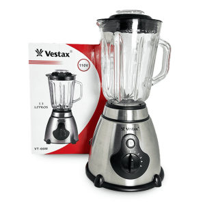 Licuadora Vestax VT-66M de 1.5 Litros - 5 Velocidades y Jarra de Vidrio (110V)