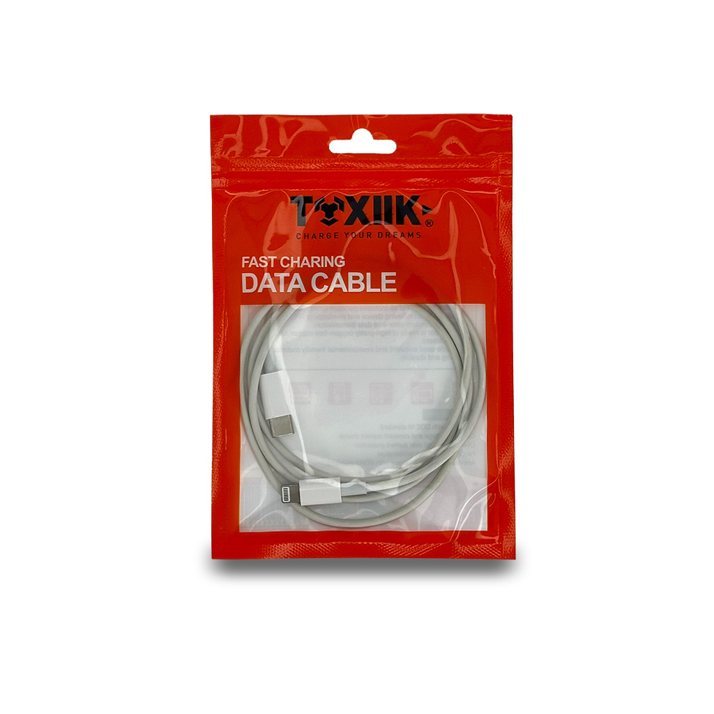 Cable de Carga Rápida Toxiik para iPhone USB-C a Lightning