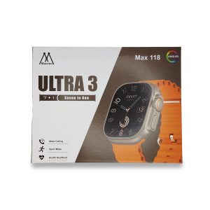 Smartwatch Maixinn Ultra 3 Max 118 | Pack 7 en 1 | Pantalla AMOLED Premium