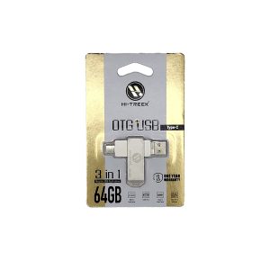 Adaptador OTG Hi-Treek 3 en 1 Tipo C a USB + Auxiliar 3.5mm + Carga