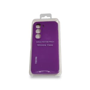 Silicone Case Premium Soft Touch | Protección de Cámara y Forro de Microfibra | Compatible con Infinix Hot 60 Pro+
