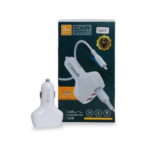 Cargador de Carro Ultra Rápido LDO-333A - Triple Puerto
