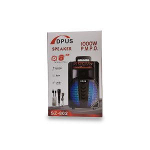 Corneta Inalámbrica Portátil DPUS Speaker SZ-802 - 8 Pulgadas