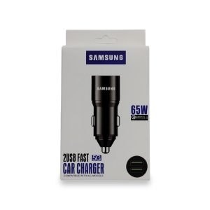 Cargador de Carro Samsung 65W Super Fast Charging - Puerto Dual