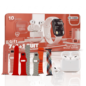 Set Smartwatch Suit K30 7+1+1 | Smartwatch + Auriculares Inalámbricos + 7 Correas Intercambiables