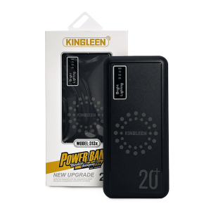 Power Bank Kingleen 313x 20,000 mAh - Carga Rápida 22.5W, Wireless Charging 15W y Cables Integrados Multi-Dispositivo