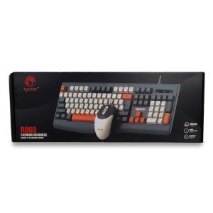 Combo de Teclado y Mouse Raiku R903 Fashion Business