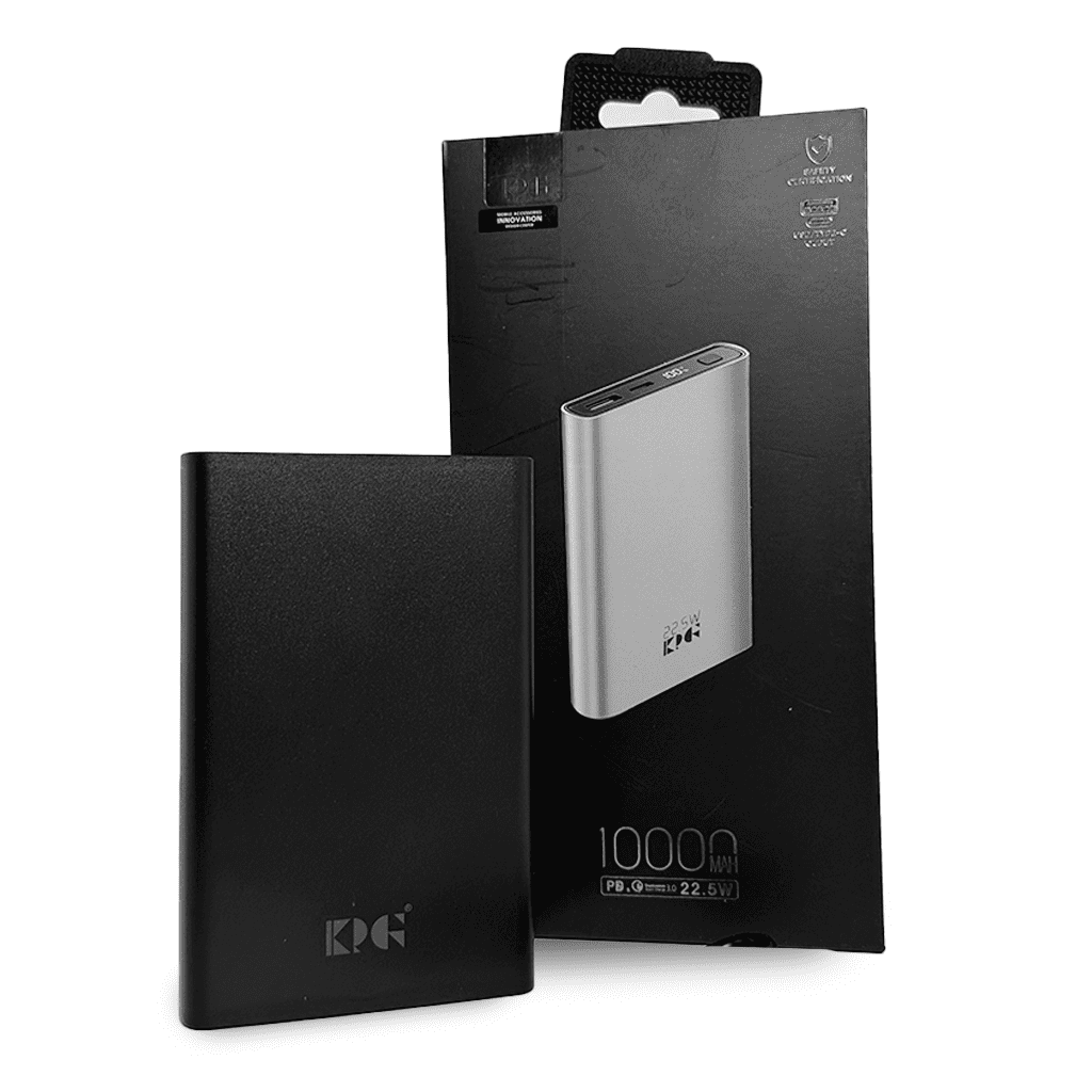 Power Bank KPG-112 10000mAh - Cargador Portátil de Carga Rápida 22.5W con Pantalla Digital