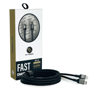 Cable Hi-Treek HT-10 USB-C a Lightning - 60W de Carga Rápida y 2 Metros de Largo