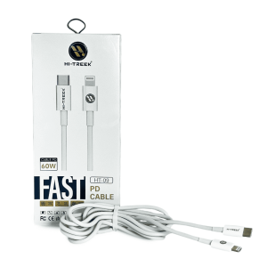 Cable Hi-Treek HT-09 USB-C a Lightning - Carga Rápida PD 60W de 2 Metros