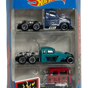 Kit x3 Carritos Hot Wheel Serie HW Flame | Modelo 8803 | Colección de Camiones Especiales