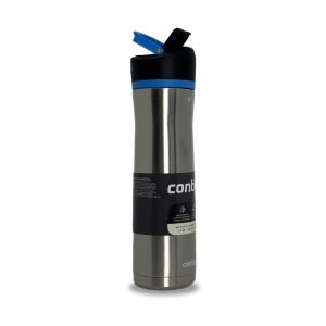 Vaso Termo Contigo Cortland Chill 2.0 | 24 oz (710 ml) | Color SS w/ Blue Poppy con Tecnología AUTOSEAL™