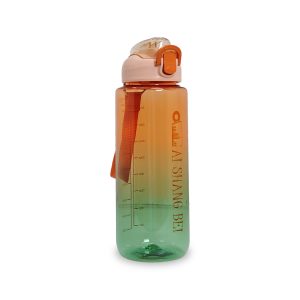 Termo Deportivo "Hydration Master" | 1 Litro (1000 ml) | Escala Medidora y Tapa de Seguridad | Acabado Degradado Mate