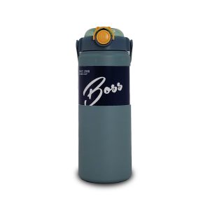 Termo Deportivo "Boss Edition" | 1.2 Litros (1200 ml) | Diseño Ergonómico con Tapa de Seguridad y Boquilla Automática