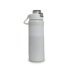 Termo de Acero Inoxidable Premium | 600 ml | Grip Antideslizante y Tapa Hermética Pro