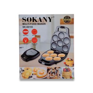 Máquina para Hacer Panquecas Sokany SK-08155 | Multi-Food Maker de 1400W