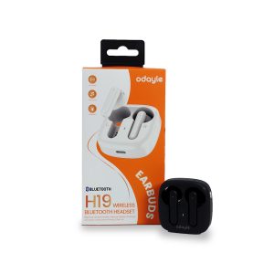 Audífonos Bluetooth Odayle H19 | Wireless Earbuds con Sonido Inmersivo y Estuche de Carga Portátil